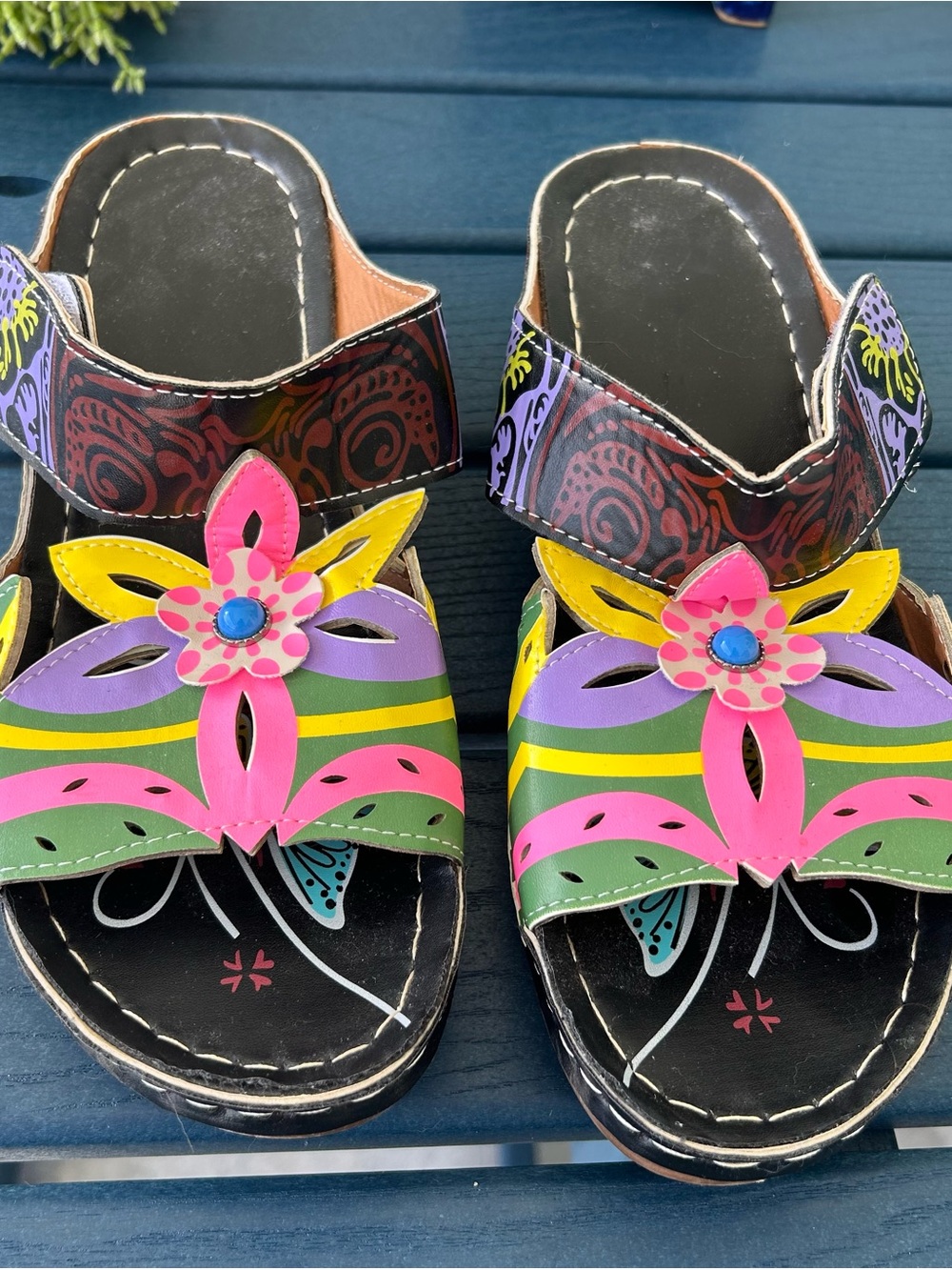 Fun Colorful Summer Sandals